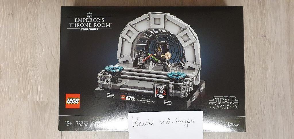 Lego star wars Troonzaal van de keizer diorama (75352), Star Wars, Nieuw, Ophalen of Verzenden, Complete set