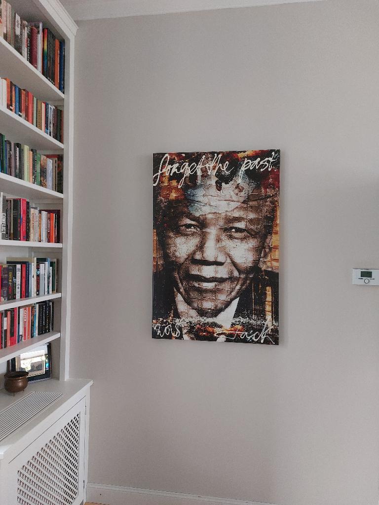 Nelson Mandela door Jack Liemburg, Ophalen