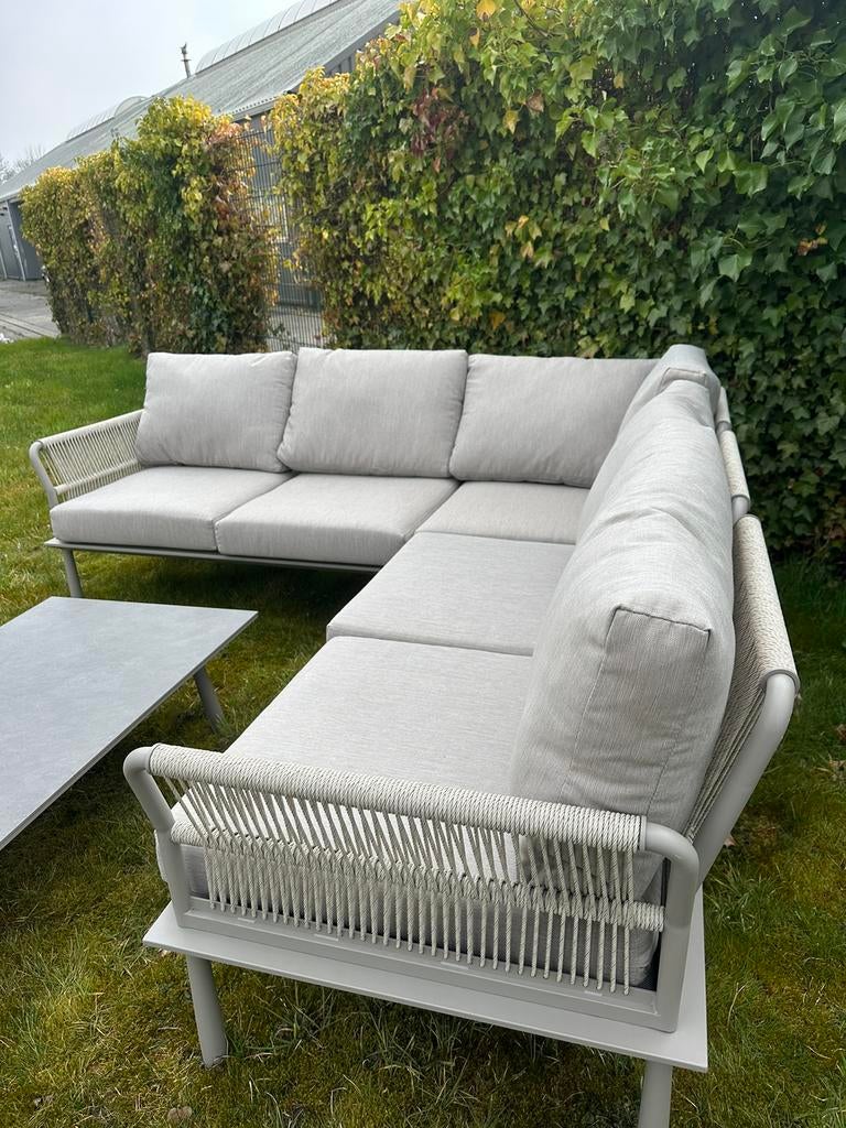 Trino Showroom model €999,-! Loungeset zithoek loungebank, Tuin en Terras, Ophalen of Verzenden, Zo goed als nieuw, Stoel