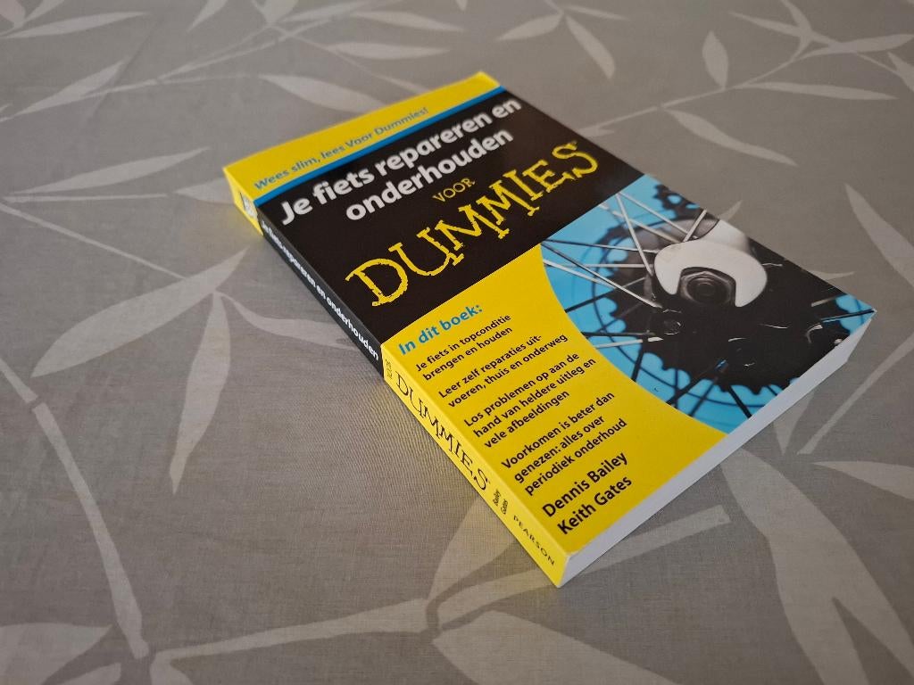 JE FIETS REPAREREN EN ONDERHOUDEN voor Dummies, Ophalen of Verzenden, Zo goed als nieuw, Lopen en Fietsen