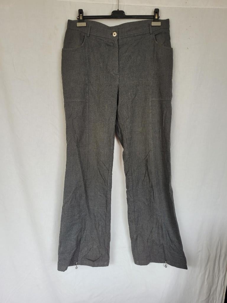 Mooie grijze broek mt L merk Samoon, Kleding | Dames, ., Maat 42/44 (L), Ophalen of Verzenden, Zo goed als nieuw