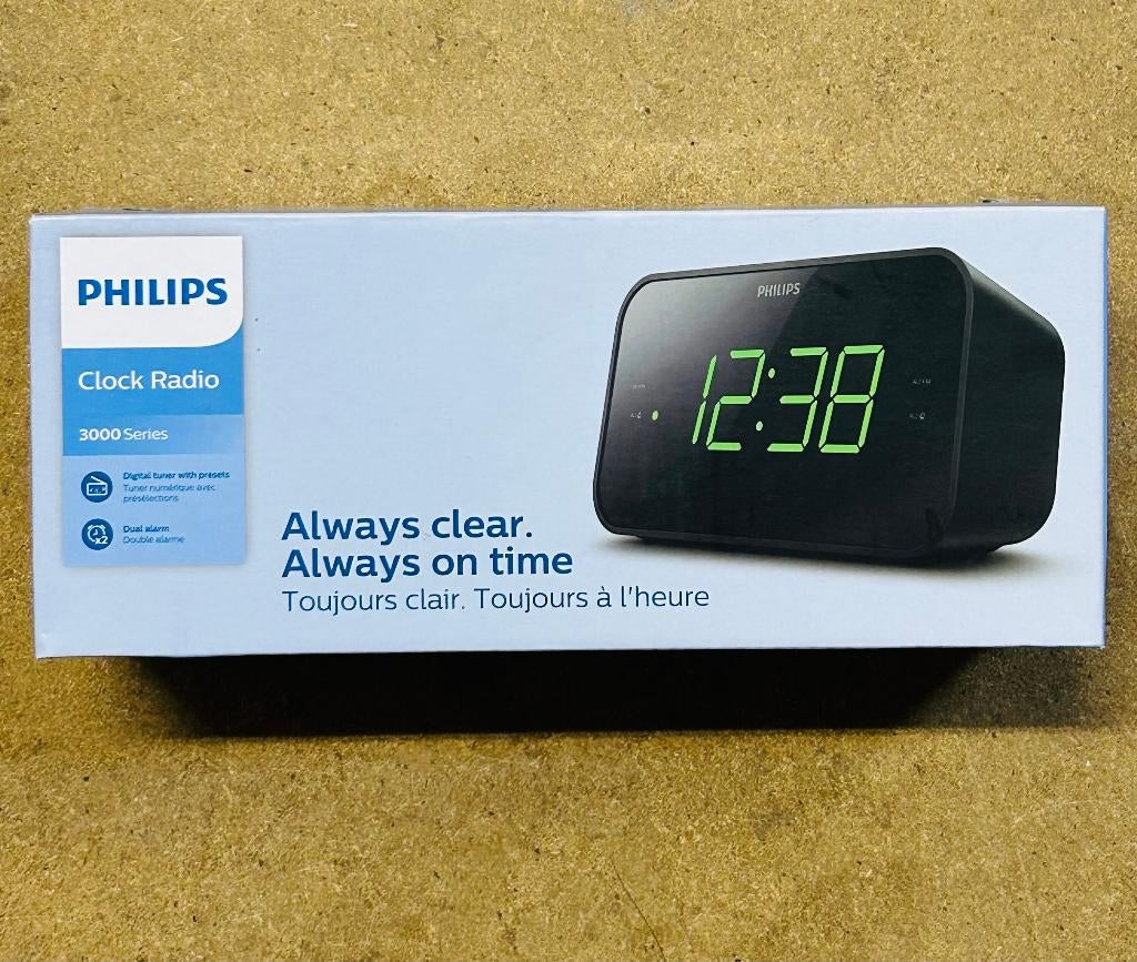 Philips klokradio TAR3306-12, Ophalen of Verzenden, Nieuw