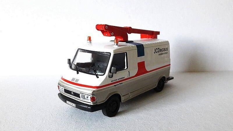 Citroën C35 met hoogwerker (porte nacelle) IXO/Altaya 1:43, Ophalen of Verzenden, Nieuw, Auto, Overige merken