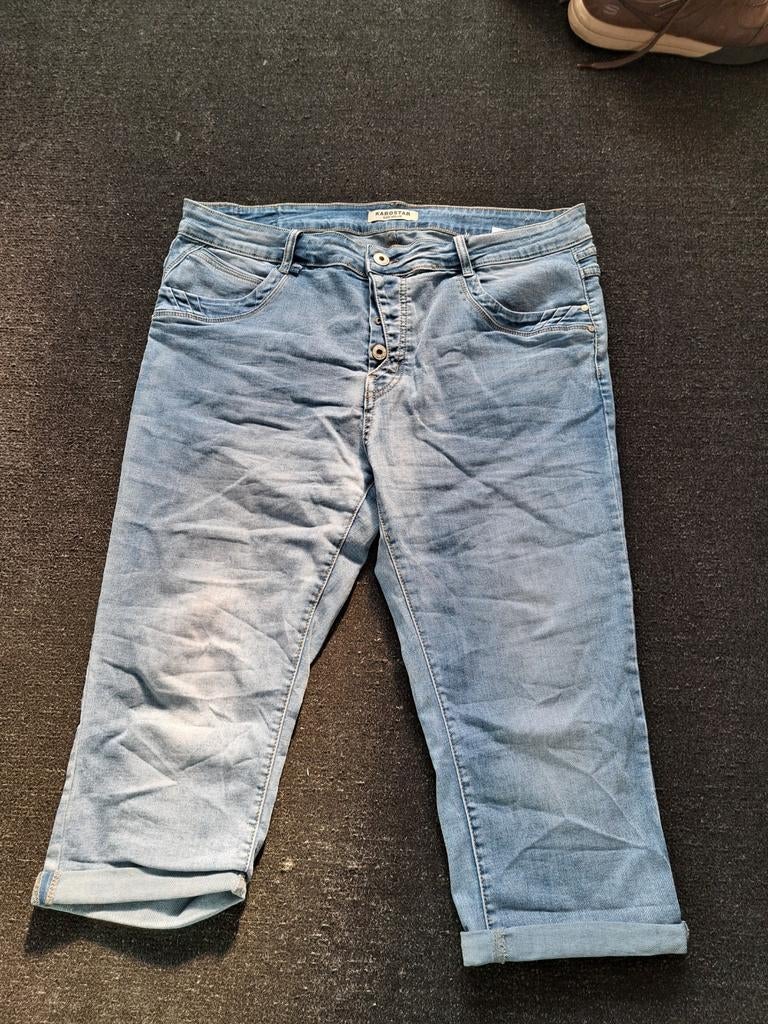 Super mooie karostar dames broek maat 48, Ophalen of Verzenden, Zo goed als nieuw, Blauw, Overige jeansmaten