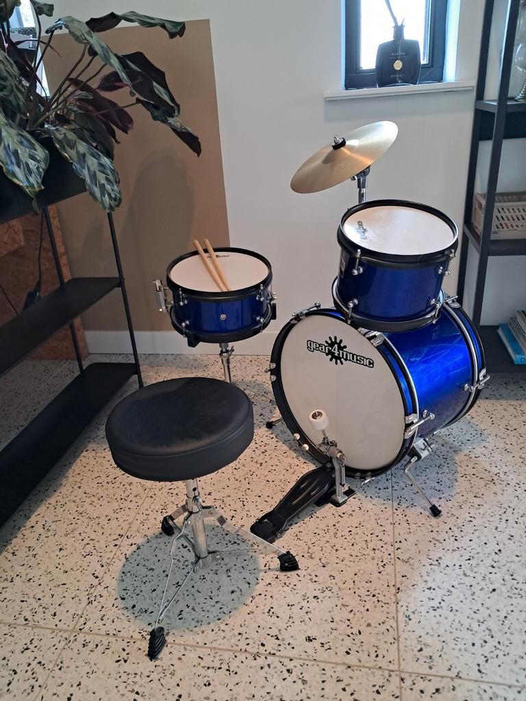 Gear4music kinderdrumstel. Netjes!, Ophalen, Gebruikt, Overige merken