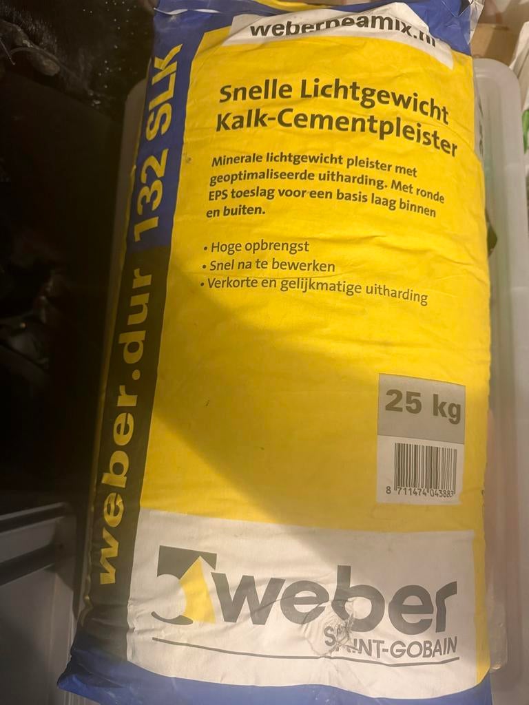 Weber SLK 132 Grijs Stuc - 11 Zakken, Ophalen, Nieuw, Overige typen