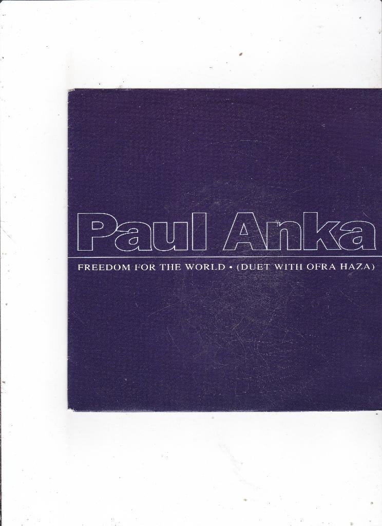 Single Paul Anka - Freedom for the world, Ophalen of Verzenden, Gebruikt, 7 inch, Dance