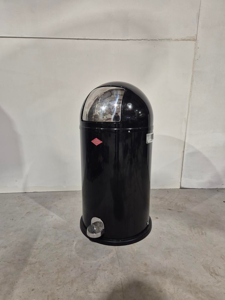 Wesco kickmaster 50 liter zwart prullenbak, Wesco, Onbekend, 40 liter of meer, Ophalen of Verzenden