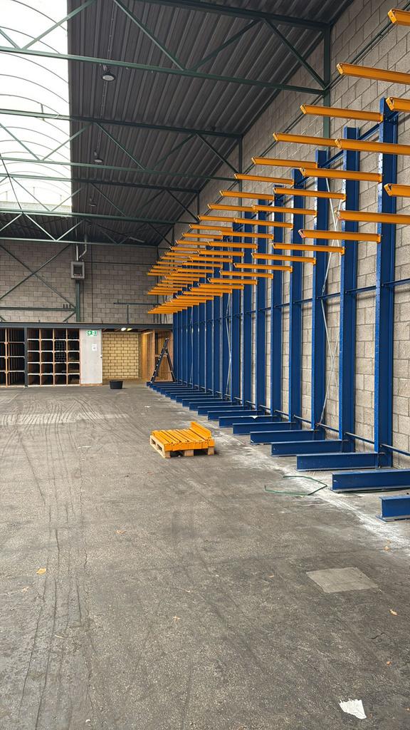 Zware Enkelzijdige Draagarmstelling 5000x1250mm Nieuwstaat!, Ophalen, Zo goed als nieuw, 50 mm of meer, Pallet