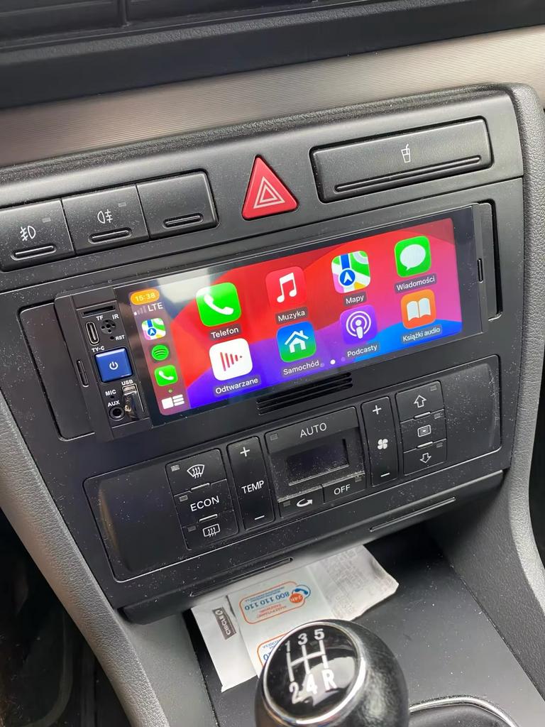 1 din enkele universele radio met scherm en carplay android, Auto diversen, Autoradio's, Ophalen of Verzenden, Nieuw