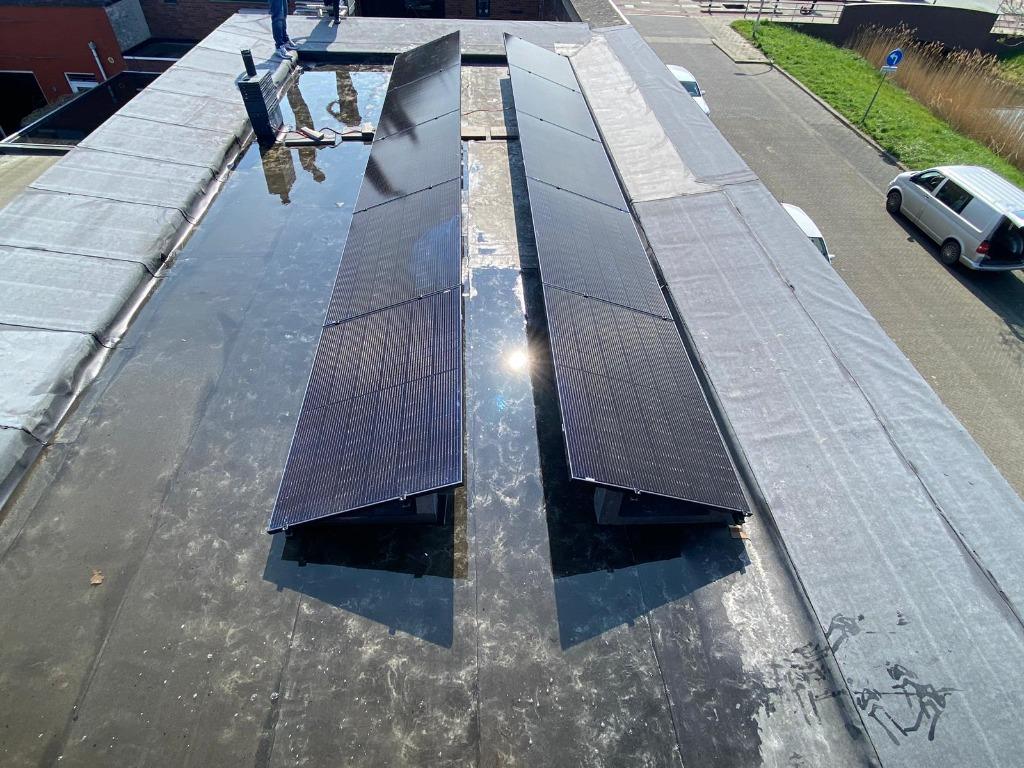 Zonnepanelen betonsteunen JekaSystem, Ophalen, Nieuw, Voskuilerdijk 56, Joh.kroeze.veeh@hetnet.nl