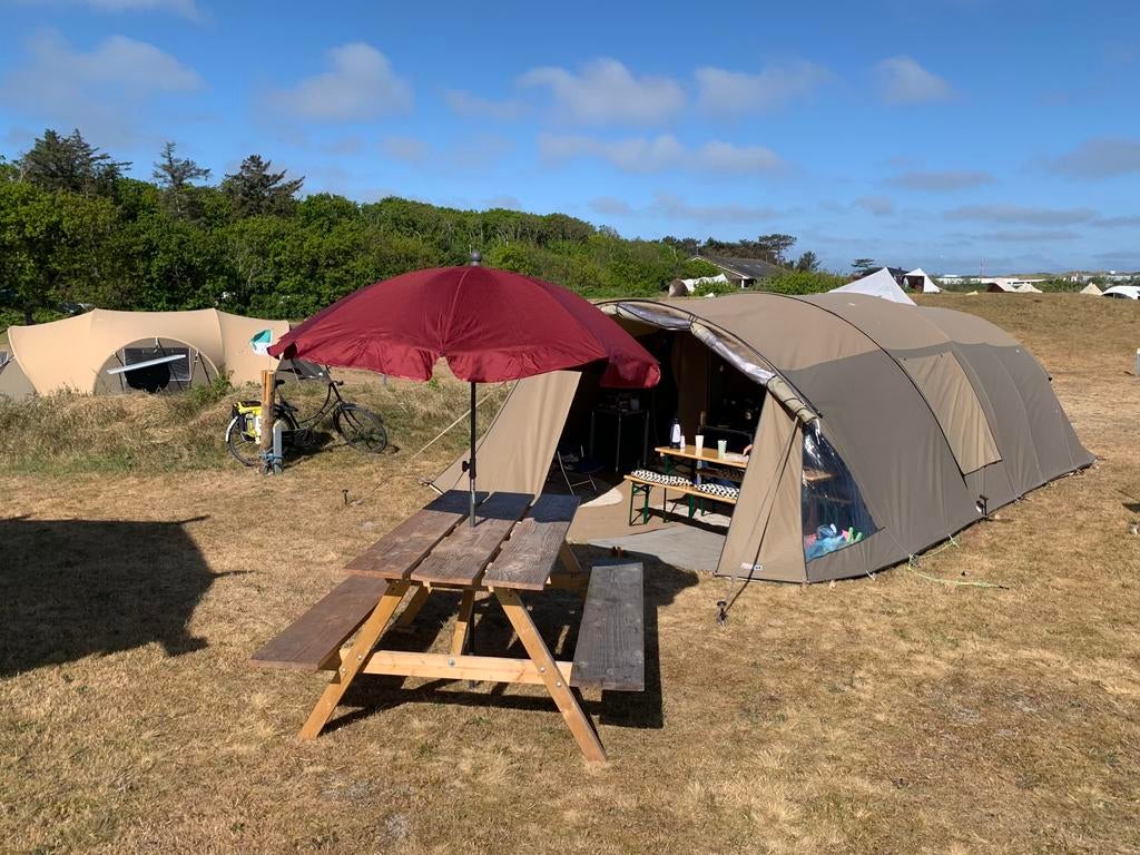 Tent te huur op Vlieland, Stortemelk!, Caravans en Kamperen, Tenten, Ophalen, Zo goed als nieuw