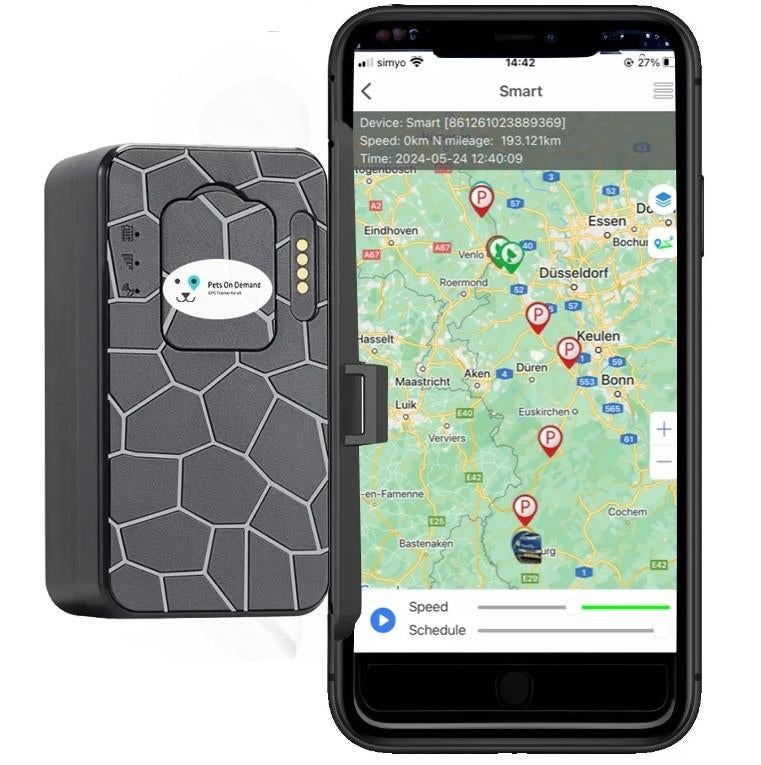 GPS tracker met magneet zonder abonnement incl simkaart, Auto diversen, Anti-diefstal, Nieuw, Verzenden