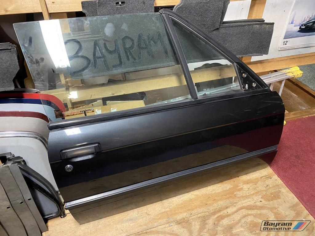 Bmw E30 cabrio deur rechts diamantzwart portier 3-serie 325i, Ophalen, Gebruikt, BMW, Deur