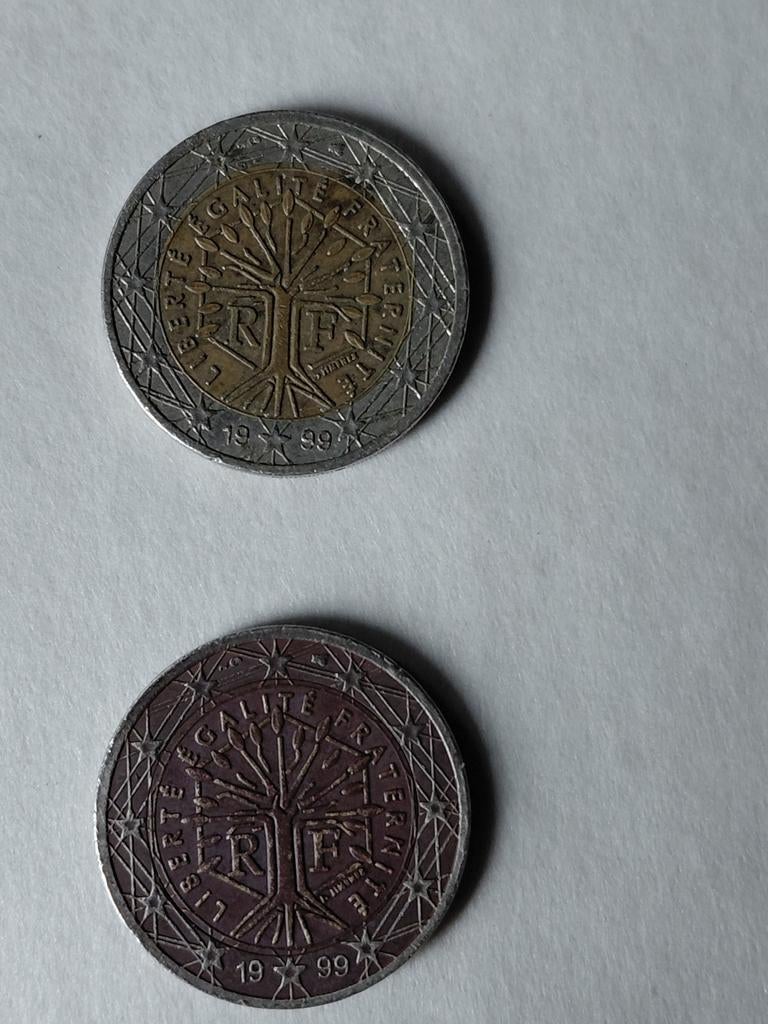 2 Euro Frankrijk 1999 - Zeldzame set, Postzegels en Munten, Munten | Europa | Euromunten, Ophalen of Verzenden, Frankrijk, 2 euro