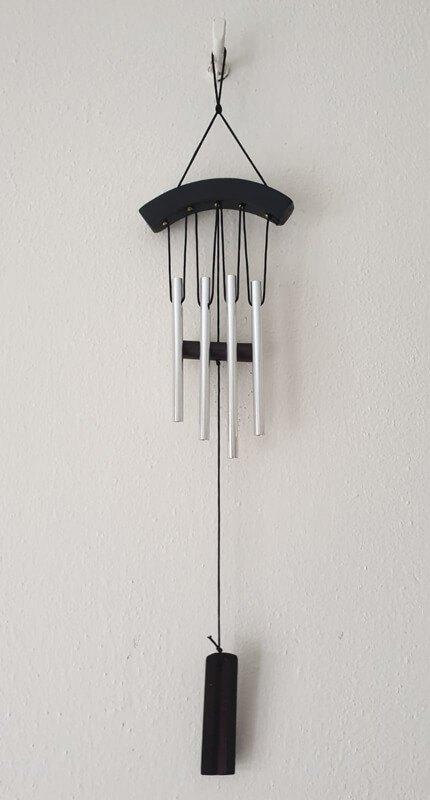 Windgong, windspel, zwart,, Ophalen of Verzenden, Nieuw
