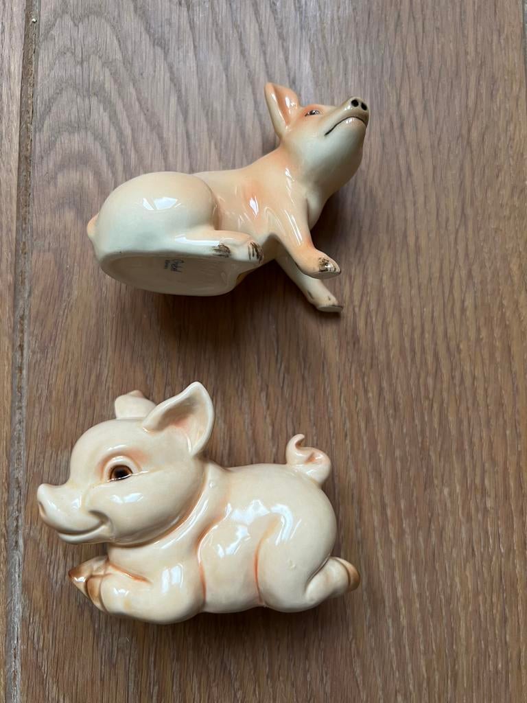 Goebel - vintage setje varkentjes 1975, Ophalen of Verzenden, Zo goed als nieuw, Dier