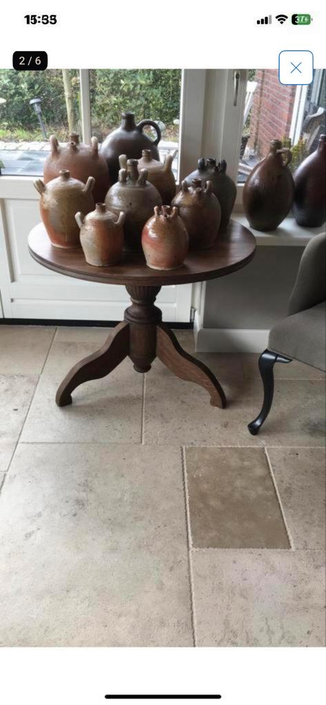 Wijntafel / salontafel, Ophalen