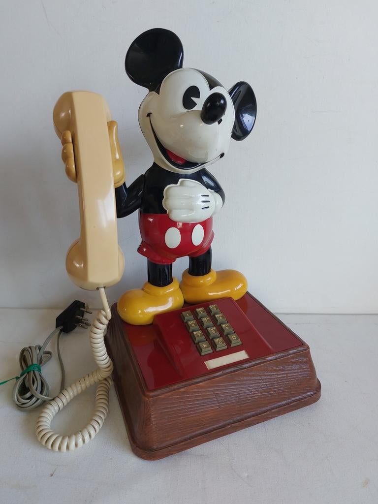 Bijzondere vintage The Mickey Mouse telefoon, Ophalen of Verzenden