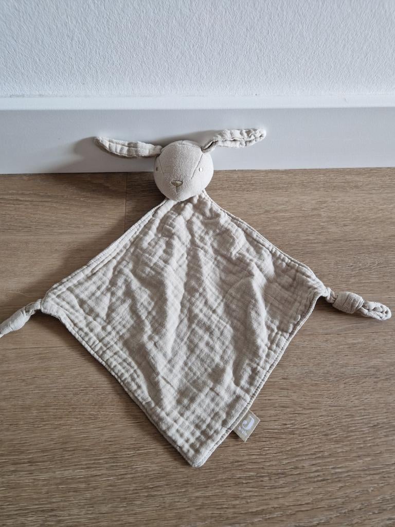 Knuffeldoekje Jollein konijn doekje Bunny Ears K8712, Kinderen en Baby's, Speelgoed | Knuffels en Pluche, Zo goed als nieuw, Konijn