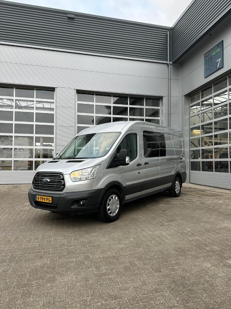 Ford Transit 2.0 L3H2 Tdci 125KW 2018 - Dubbele cabine, Auto's, Bestelauto's, Voorwielaandrijving, Stof, 1995 cc, 2800 kg