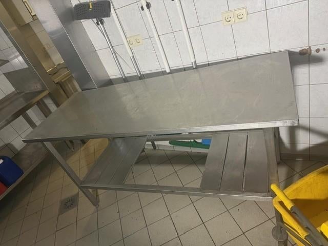 werkbank RVS, Ophalen, Gebruikt