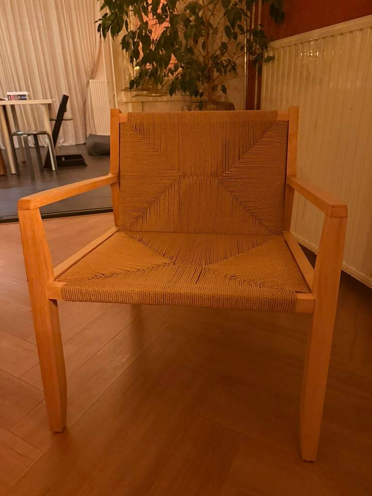 Gezocht kwantum stoel/fauteuil, Huis en Inrichting, Fauteuils, 75 tot 100 cm, Zo goed als nieuw, 50 tot 75 cm, Hout