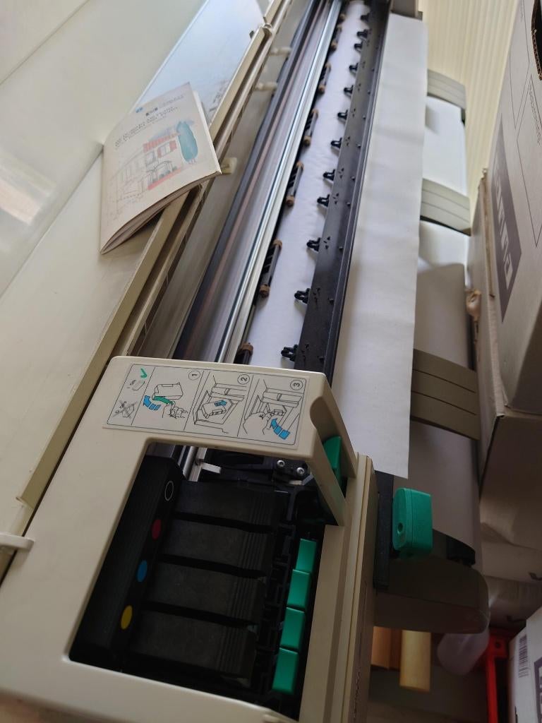 Grootformaat HP Designjet 350C printer, Computers en Software, Printers, Gebruikt, Printer, Overige technieken, Kleur printen