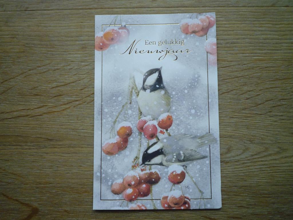 Koolmezen koolmees vogel Marjolein Bastin, Verzamelen, Ophalen of Verzenden, Voor 1920, Vogel