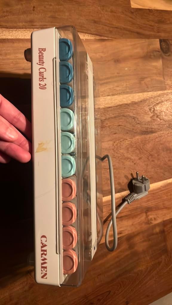 Carmen set, Sieraden, Tassen en Uiterlijk, Uiterlijk | Haarverzorging, Ophalen of Verzenden, Zo goed als nieuw, Krultang of Stijltang