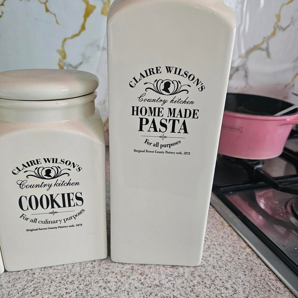 Claire Wilson Voorraadpotten - Set van 8, Huis en Inrichting, Ophalen, Gebruikt