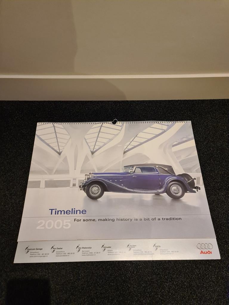 Audi Kalender 2005, Gelezen, Ophalen of Verzenden, Audi, Catalogus