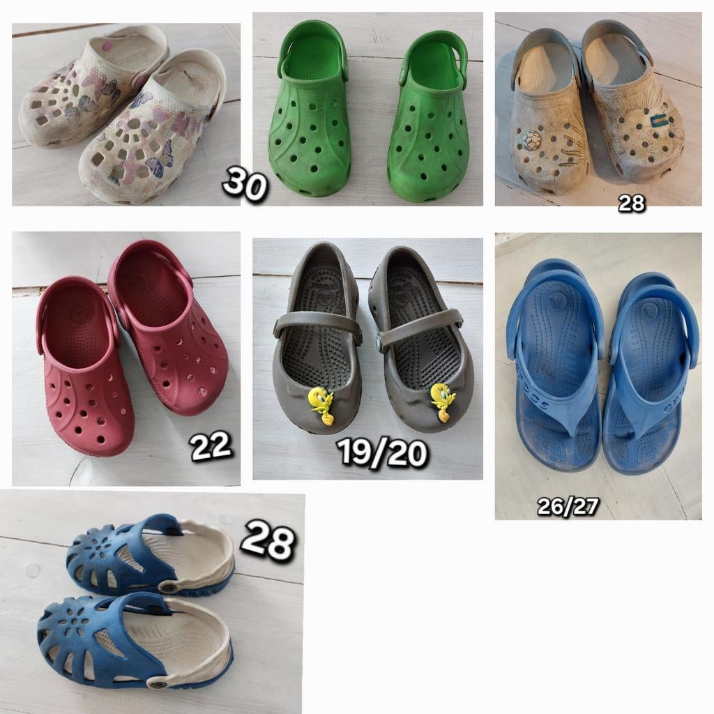 Crocs en soortgelijk maat 19 20 22 26 28 30, Ophalen of Verzenden, Jongetje of Meisje, Schoentjes