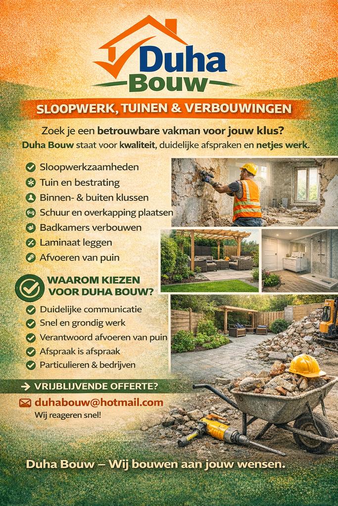 Particuliere sloper nodig? Sloopwerk snel en netjes, Sloopwerk binnen
