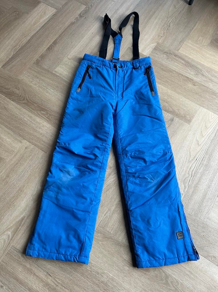 Blauwe skibroek kind maat 152, Kinderen en Baby's, Kinderkleding | Maat 152, Ophalen of Verzenden, Zo goed als nieuw, Jongen of Meisje