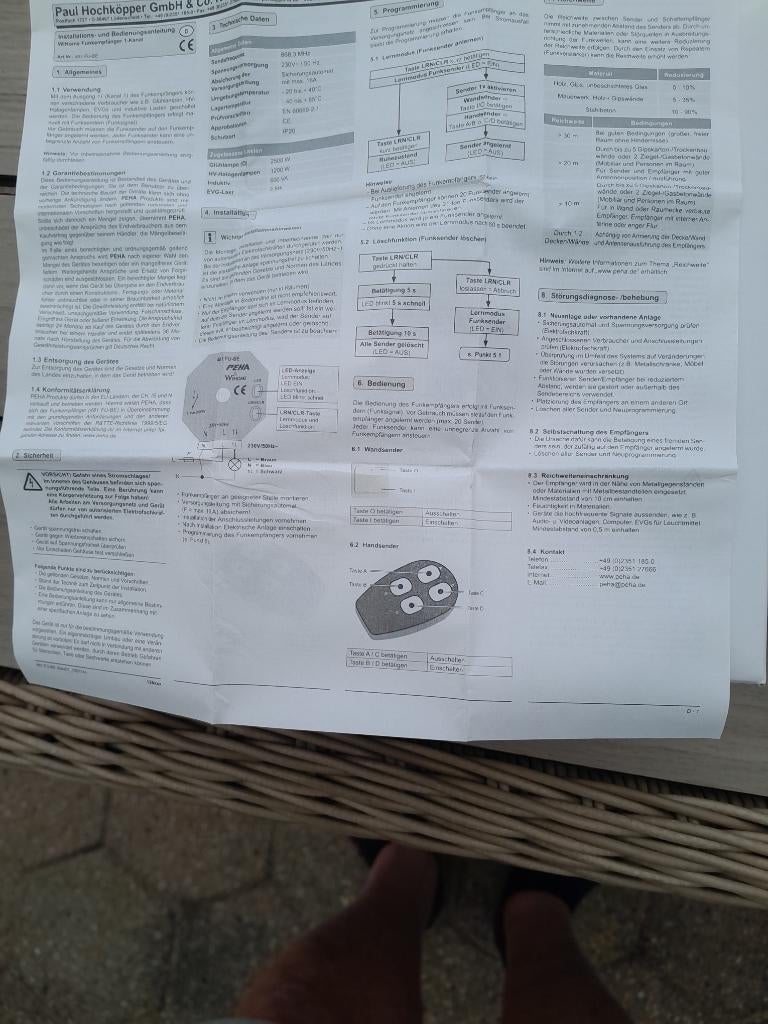 Afstandbediening /actor inbouw, Ophalen, Nieuw, Schakelaar