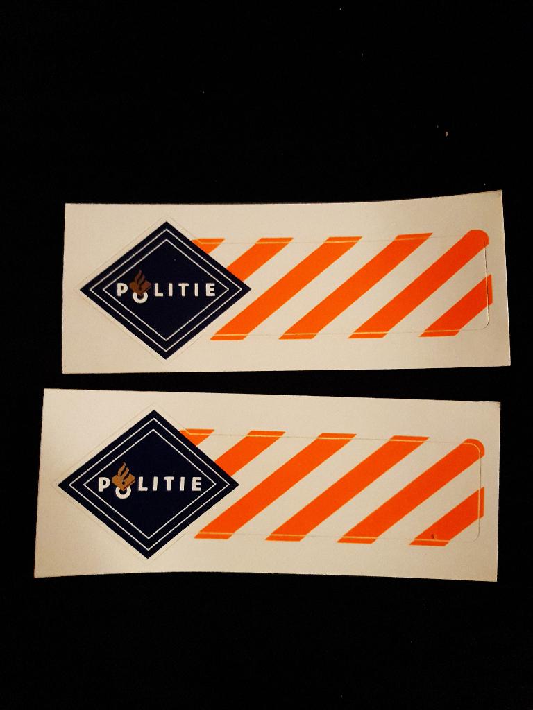 stickers POLITIE, Ophalen of Verzenden, Zo goed als nieuw, Overige typen