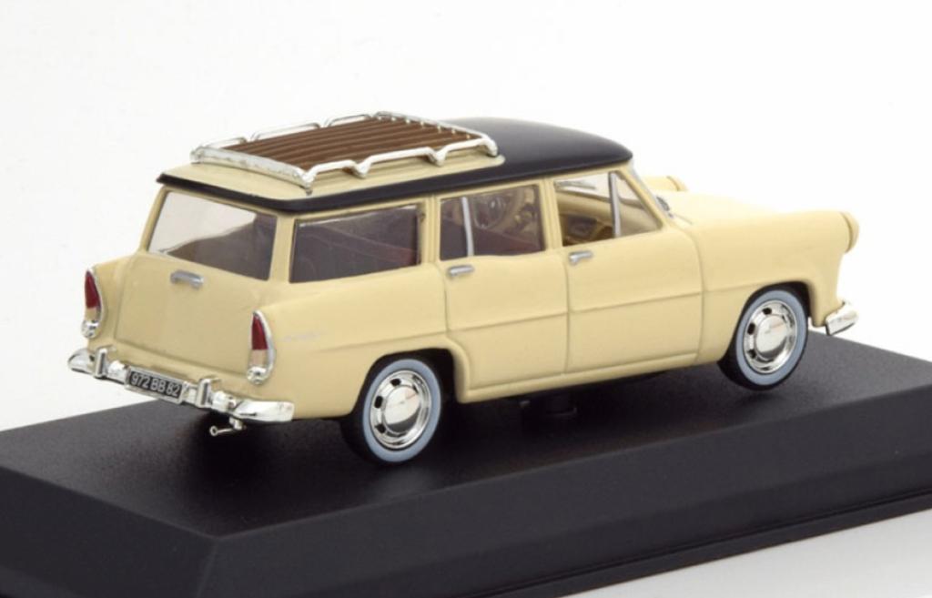 SIMCA VEDETTE MARLY 1957 L.GEEL/ZWART 1:43 NOREV ref. 574055, Verzenden, Nieuw, Auto, Norev