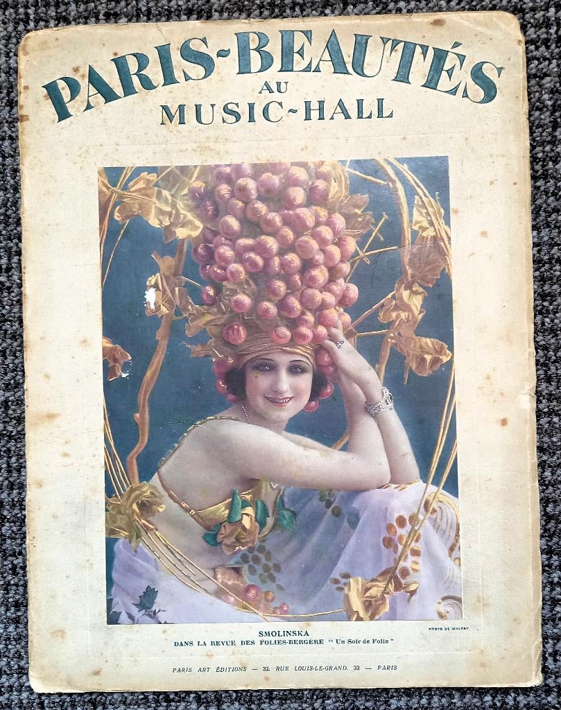 Paris-Beautés au Music-Hall oa Josephine Baker, Ophalen of Verzenden