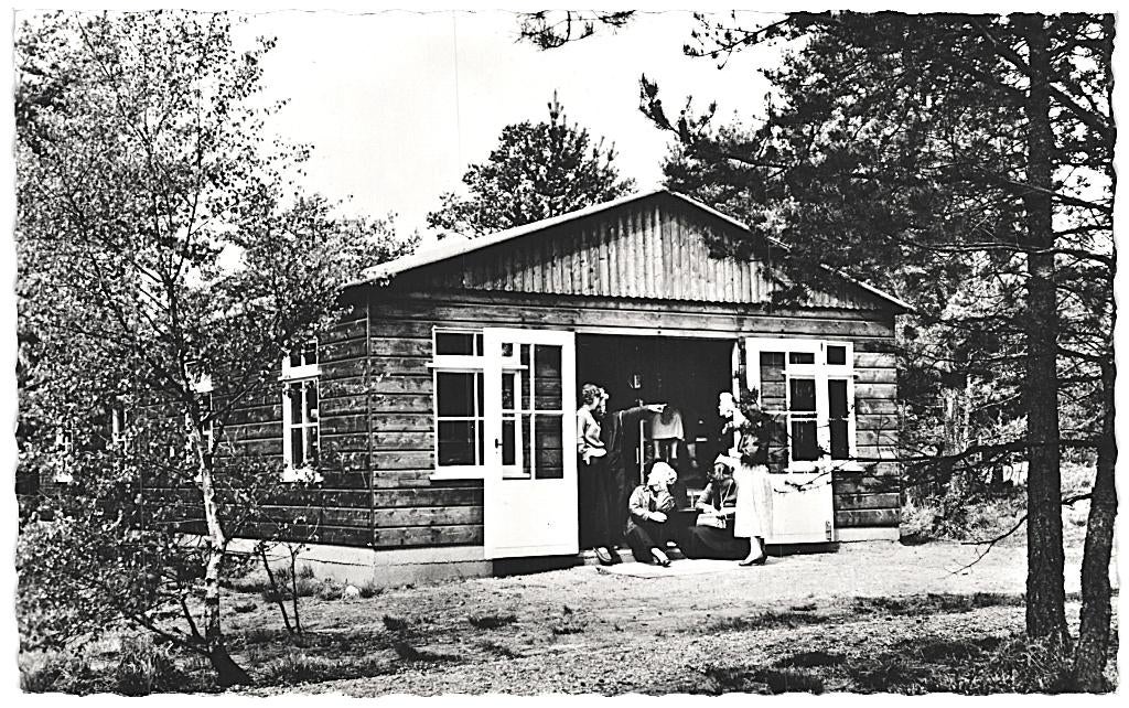 963554 Hoenderlo Gld jr 50 60 Bungalow Krimdal Niet gelopen, Ophalen of Verzenden, 1940 tot 1960, Gelopen, Gelderland