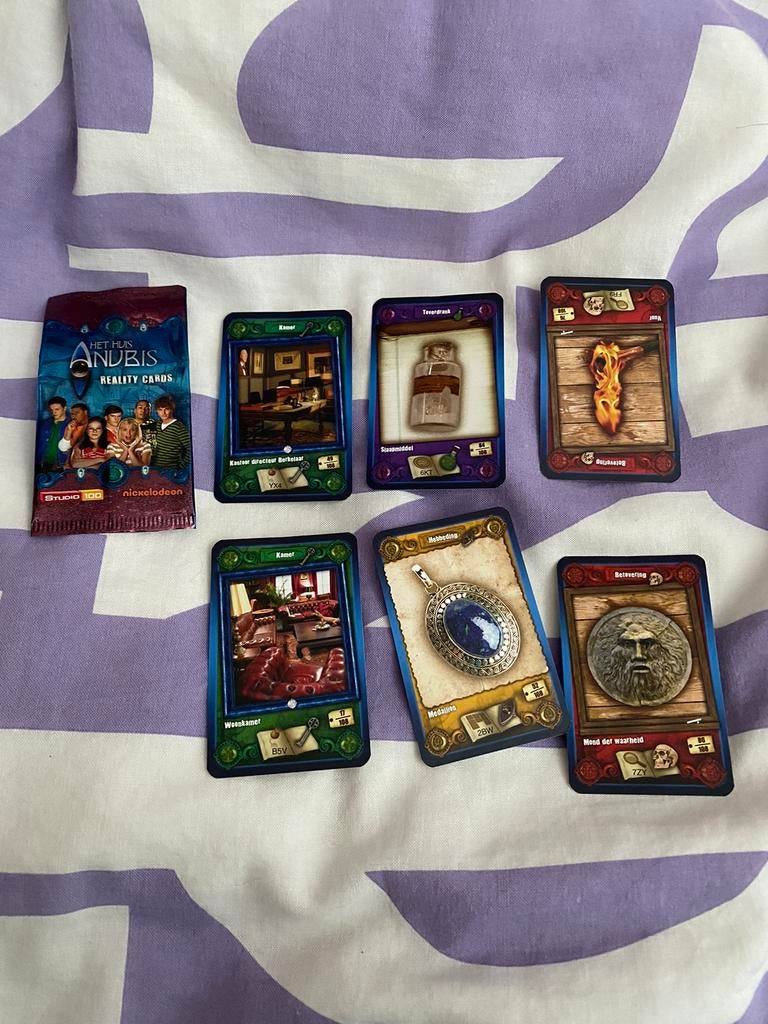 6x Het Huis Anubis Kaarten, Verzamelen, Ophalen of Verzenden, Zo goed als nieuw