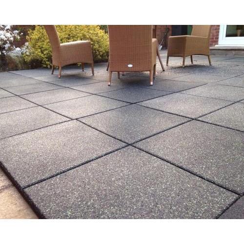 Rubber Tegels Zwart. 100 x 100 x 2.5cm €19.45,- per stuk!, Overige typen, Rubber, Nieuw, Ophalen of Verzenden