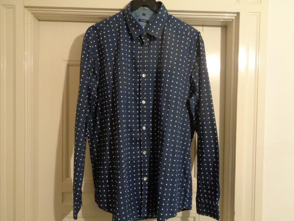 Camargue overhemd:mt XL, Camarque, Blauw, Ophalen of Verzenden, Zo goed als nieuw