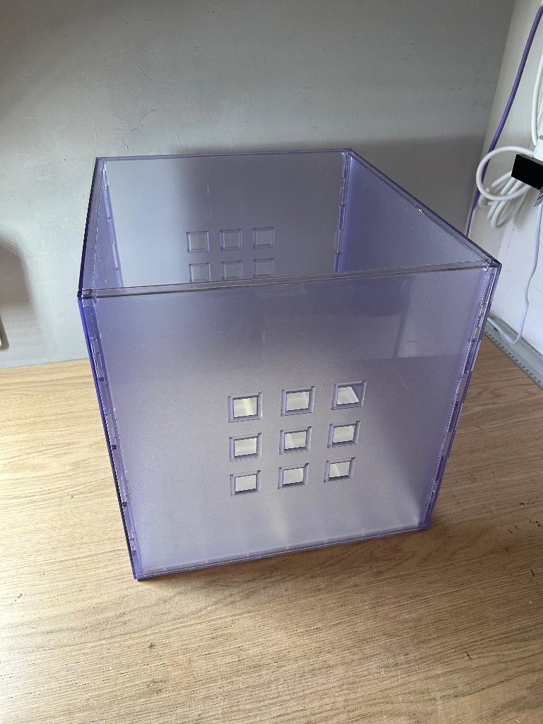 Ikea Lekman Bak voor Kallax Kast Lila, Gebruikt, 1 of 2 laden, Ophalen of Verzenden, Minder dan 100 cm