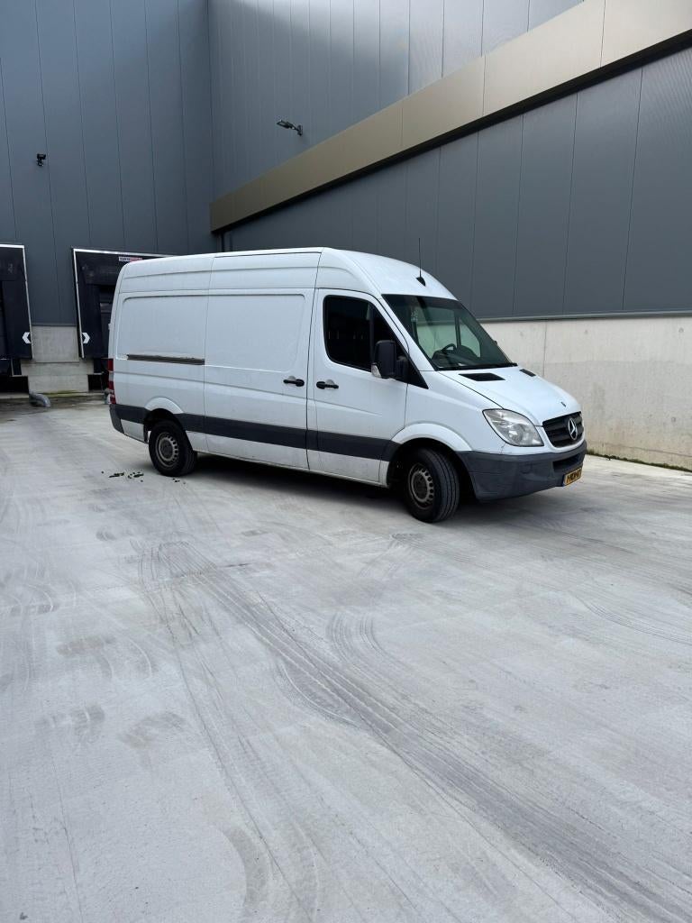 Mercedes-Benz Sprinter 2.1 CDI 313 906 KA 35 2010, Auto's, Zwart, 4 cilinders, 129 pk, Wit