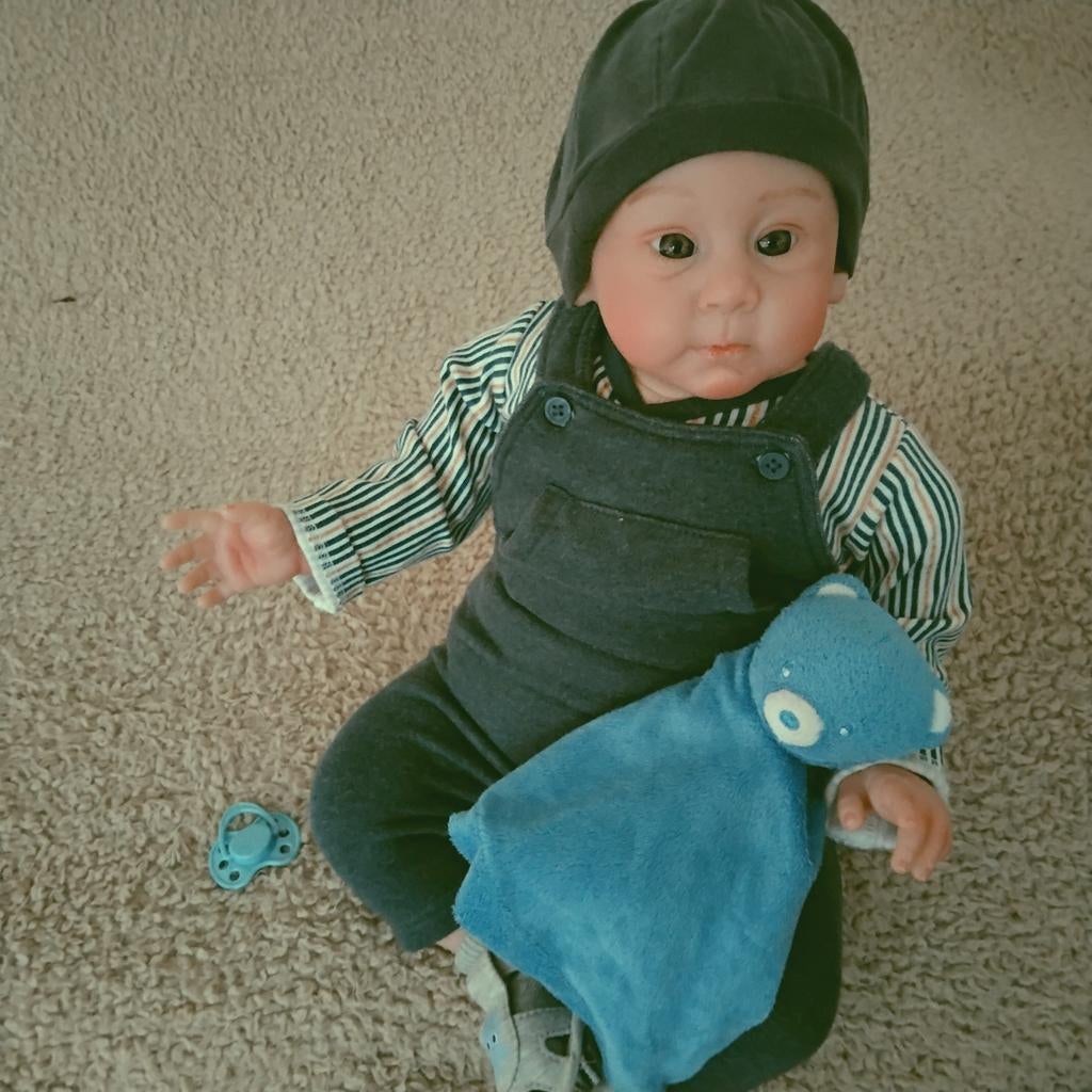 Reborn , meisje, jongetje, Verzamelen, Poppen, Ophalen of Verzenden, Zo goed als nieuw, Babypop, Levensecht of Reborn