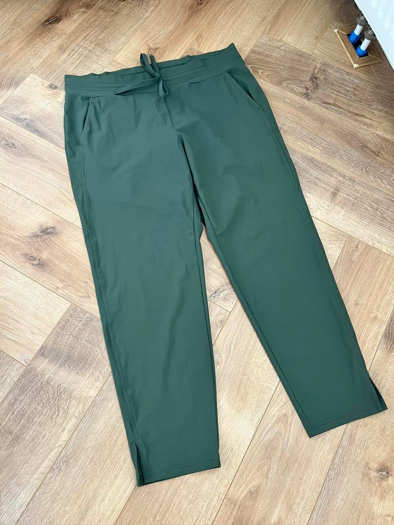 Studio anneloes startup broek XXL army green travelstof, Maat 46/48 (XL) of groter, Ophalen of Verzenden, Zo goed als nieuw