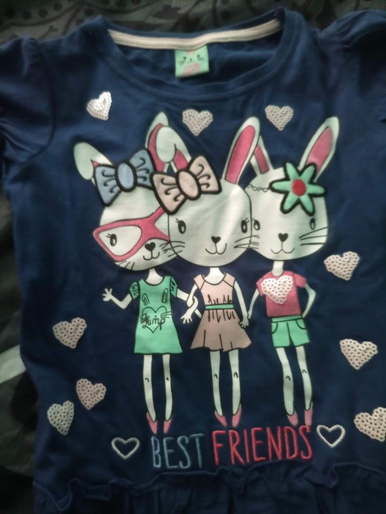 Kindershirt met konijntjes. Maat 92., Meisje, Nieuw, Ophalen of Verzenden, Kiki&Koko