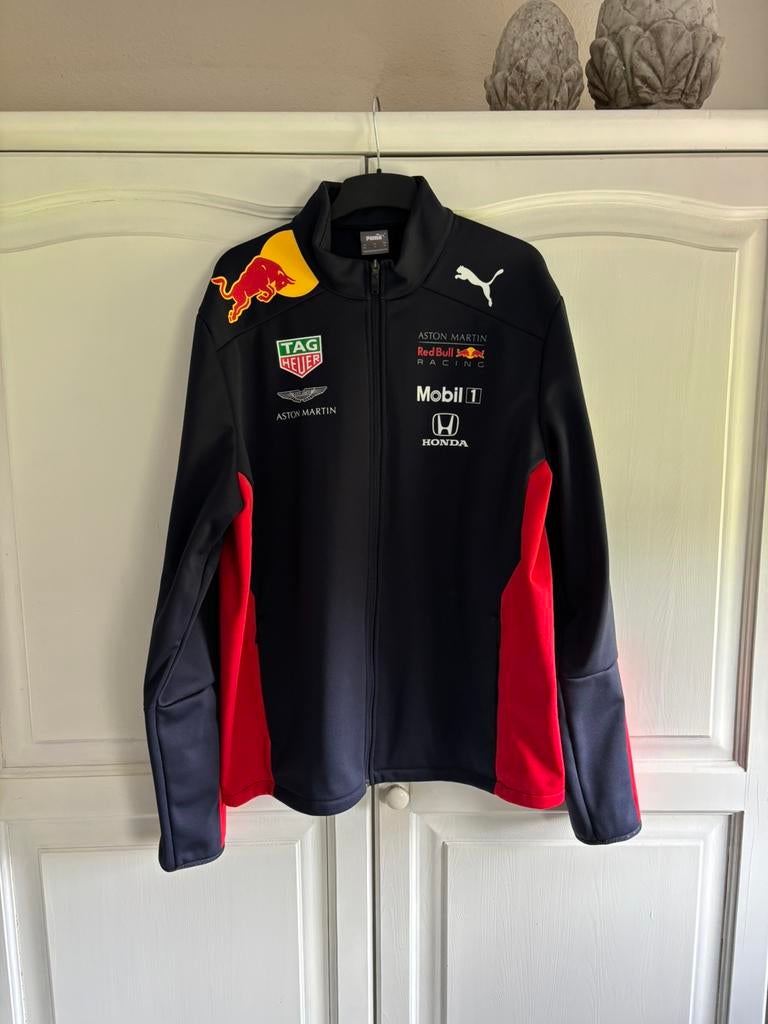 Max Verstappen red bull racing vest, Ophalen of Verzenden, Zo goed als nieuw, Maat 56/58 (XL), Blauw