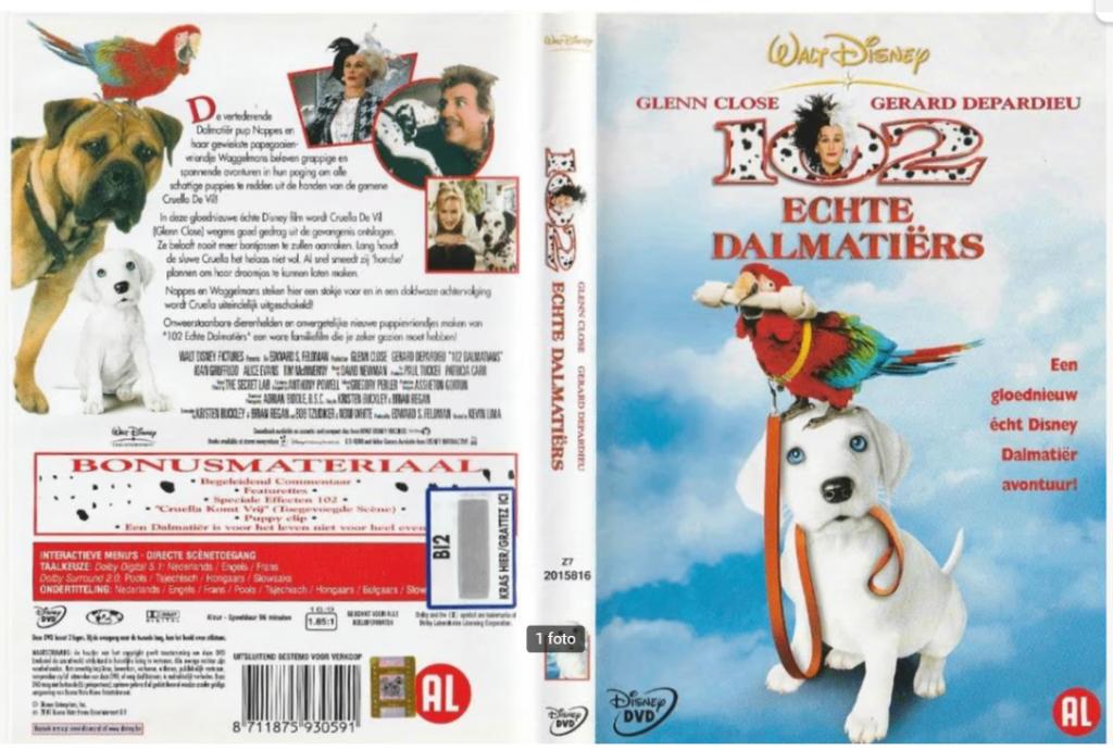 102 ECHTE DALMATIËRS, Alle leeftijden, Ophalen of Verzenden, Zo goed als nieuw